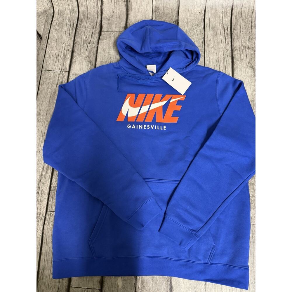 NWT Men’s Nike Florida Gators Gainesville Hoodie Blue XL X-Large Sweatshirt